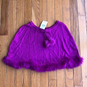 Fur lined child’s cape